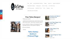 Desktop Screenshot of dotattoos.com